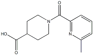 1-[(6-methylpyridin-2-yl)carbonyl]piperidine-4-carboxylic acid