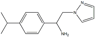 1-[4-(propan-2-yl)phenyl]-2-(1H-pyrazol-1-yl)ethan-1-amine