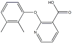 2-(2,3-dimethylphenoxy)nicotinic acid Structural