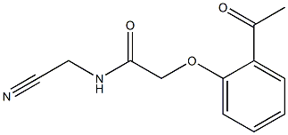 2-(2-acetylphenoxy)-N-(cyanomethyl)acetamide