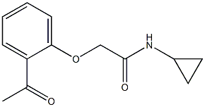 2-(2-acetylphenoxy)-N-cyclopropylacetamide