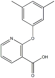 2-(3,5-dimethylphenoxy)nicotinic acid Structural