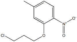 2-(3-chloropropoxy)-4-methyl-1-nitrobenzene Structural