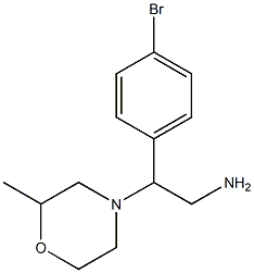 2-(4-bromophenyl)-2-(2-methylmorpholin-4-yl)ethanamine