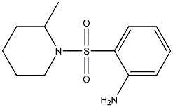 2-[(2-methylpiperidin-1-yl)sulfonyl]aniline Structural