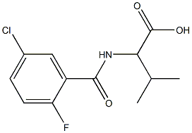 2-[(5-chloro-2-fluorophenyl)formamido]-3-methylbutanoic acid