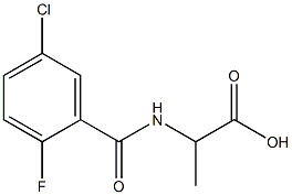 2-[(5-chloro-2-fluorophenyl)formamido]propanoic acid