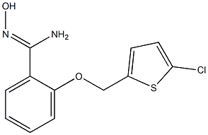 2-[(5-chlorothien-2-yl)methoxy]-N'-hydroxybenzenecarboximidamide