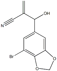 2-[(7-bromo-2H-1,3-benzodioxol-5-yl)(hydroxy)methyl]prop-2-enenitrile