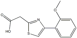 2-[4-(2-methoxyphenyl)-1,3-thiazol-2-yl]acetic acid