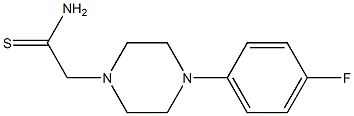 2-[4-(4-fluorophenyl)piperazin-1-yl]ethanethioamide