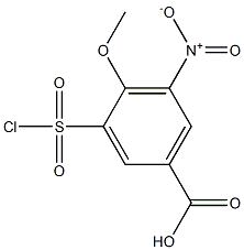 3-(chlorosulfonyl)-4-methoxy-5-nitrobenzoic acid