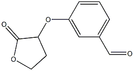 3-[(2-oxooxolan-3-yl)oxy]benzaldehyde Structural