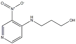 3-[(3-nitropyridin-4-yl)amino]propan-1-ol Structural