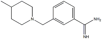 3-[(4-methylpiperidin-1-yl)methyl]benzenecarboximidamide