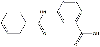 3-[(cyclohex-3-en-1-ylcarbonyl)amino]benzoic acid