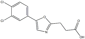 3-[5-(3,4-dichlorophenyl)-1,3-oxazol-2-yl]propanoic acid