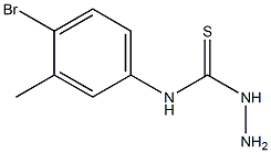 3-amino-1-(4-bromo-3-methylphenyl)thiourea Structural