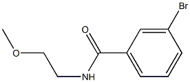 3-bromo-N-(2-methoxyethyl)benzamide