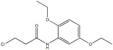 3-chloro-N-(2,5-diethoxyphenyl)propanamide