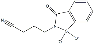 4-(1,1-dioxido-3-oxo-1,2-benzisothiazol-2(3H)-yl)butanenitrile