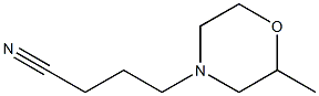 4-(2-methylmorpholin-4-yl)butanenitrile Structural