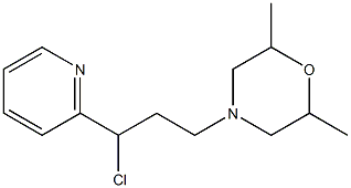 4-(3-chloro-3-pyridin-2-ylpropyl)-2,6-dimethylmorpholine