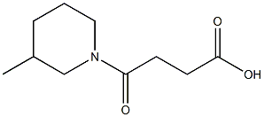 4-(3-methylpiperidin-1-yl)-4-oxobutanoic acid Structural