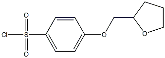 4-(oxolan-2-ylmethoxy)benzene-1-sulfonyl chloride Structural