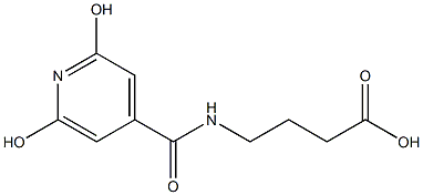 4-[(2,6-dihydroxyisonicotinoyl)amino]butanoic acid