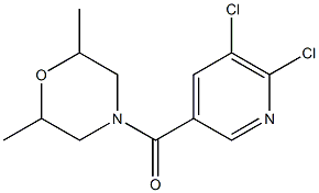 4-[(5,6-dichloropyridin-3-yl)carbonyl]-2,6-dimethylmorpholine