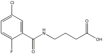 4-[(5-chloro-2-fluorophenyl)formamido]butanoic acid