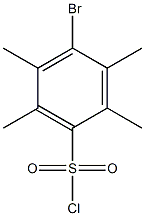 4-bromo-2,3,5,6-tetramethylbenzenesulfonyl chloride Structural