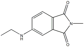 5-(ethylamino)-2-methyl-2,3-dihydro-1H-isoindole-1,3-dione Structural