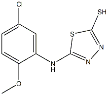 5-[(5-chloro-2-methoxyphenyl)amino]-1,3,4-thiadiazole-2-thiol