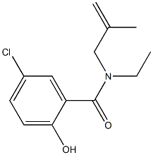 5-chloro-N-ethyl-2-hydroxy-N-(2-methylprop-2-en-1-yl)benzamide