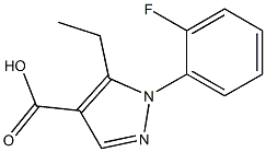 5-ethyl-1-(2-fluorophenyl)-1H-pyrazole-4-carboxylic acid