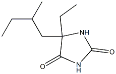 5-ethyl-5-(2-methylbutyl)imidazolidine-2,4-dione