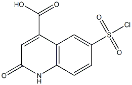 6-(chlorosulfonyl)-2-oxo-1,2-dihydroquinoline-4-carboxylic acid