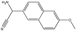 amino(6-methoxy-2-naphthyl)acetonitrile Structural