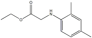 ethyl 2-[(2,4-dimethylphenyl)amino]acetate Structural