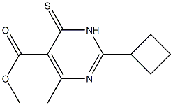 methyl 2-cyclobutyl-4-methyl-6-thioxo-1,6-dihydropyrimidine-5-carboxylate