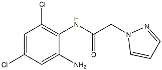 N-(2-amino-4,6-dichlorophenyl)-2-(1H-pyrazol-1-yl)acetamide