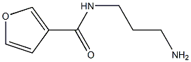 N-(3-aminopropyl)-3-furamide Structural