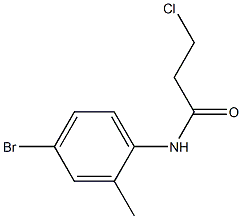 N-(4-bromo-2-methylphenyl)-3-chloropropanamide