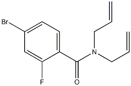 N,N-diallyl-4-bromo-2-fluorobenzamide Structural