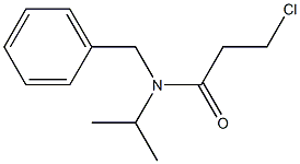 N-benzyl-3-chloro-N-(propan-2-yl)propanamide Structural