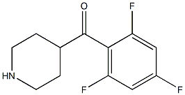 piperidin-4-yl(2,4,6-trifluorophenyl)methanone Structural