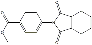 methyl 4-(1,3-dioxooctahydro-2H-isoindol-2-yl)benzoate Structural