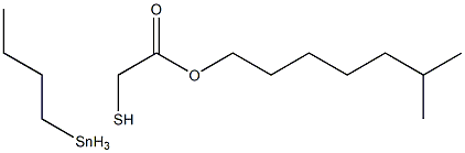 Isooctyl thioglycolate butyl tin Structural